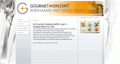 Desktop Screenshot of gourmet-werkstatt.de