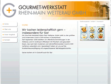 Tablet Screenshot of gourmet-werkstatt.de